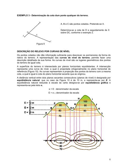 RepresentaÃ§Ã£o topogrÃ¡fica do terreno - Instituto Superior de ...