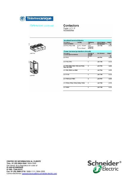 Â¿CuÃ¡les son los accesorios y repuestos que ... - Schneider Electric