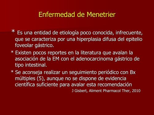 Conductas en las lesiones preneoplÃ¡sicas del estÃ³mago