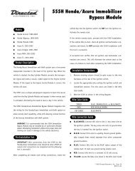 555H Honda/Acura Immobilizer Bypass Module - Directed ...