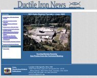 Issue No.2, 2003 - Ductile Iron Society