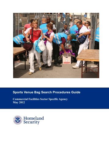 Sports Venue Bag Search Procedures Guide