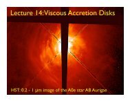 Lecture 14: Viscous Accretion Disks