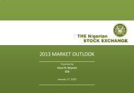 Presentation - The Nigerian Stock Exchange