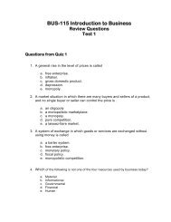 Test 1 Review Questions