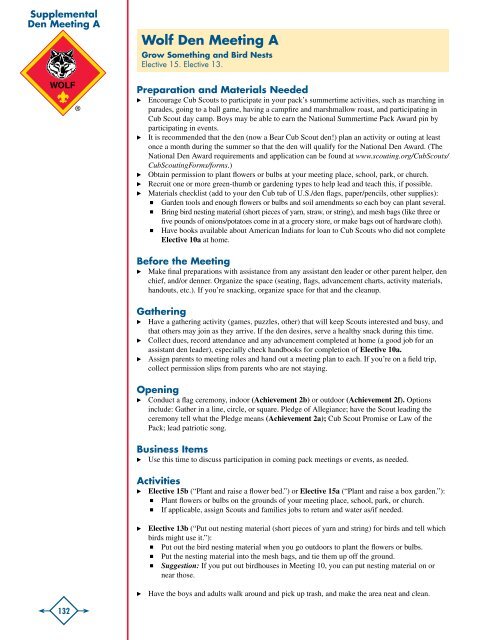 Wolf Advancement Chart