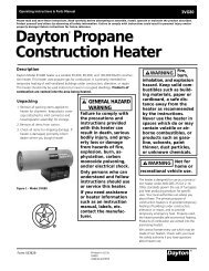 Dayton Propane Construction Heater - Desa