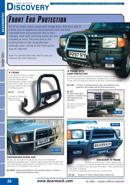 Bearmach 4x4 deals