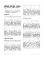 Agronomic characteristics of different cytoplasmic male-sterility ...