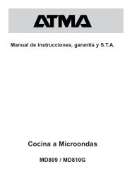 Cocina a Microondas - Atma