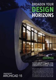 ArchiCAD 15 Education brochure - Graphisoft