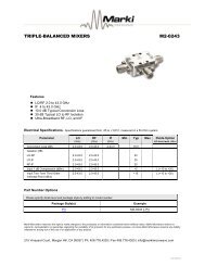 TRIPLE-BALANCED MIXERS M2-0243 - Marki Microwave