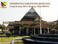 Bagian Humas - Pemerintah Kabupaten Bandung