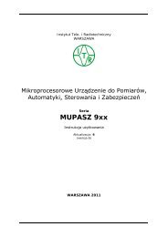 MUPASZ 9xx - Instytut Tele- i Radiotechniczny