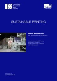 SUSTAINABLE PRINTING - International Specialised Skills Institute