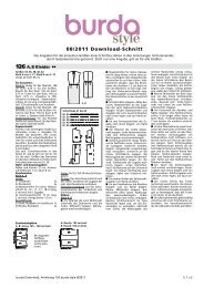 Anleitung - Burdastyle