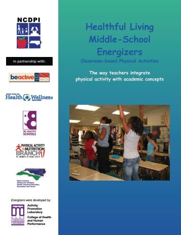 Healthful Living Middle-School Energizers - Public Schools of North ...