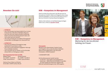 KIM-Flyer - KIM â Kompetenz im Management