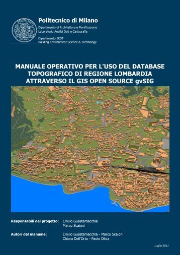 MANUALE OPERATIVO PER L'USO DEL DATABASE ...