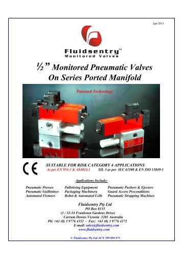 PBS4 1/2" Series Data Sheet - Automation Systems and Controls