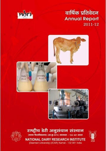 1 introduction - National Dairy Research Institute