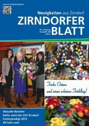 Frohe Ostern und einen schÃƒÂ¶nen FrÃƒÂ¼hling! - Das Zirndorfer Blatt