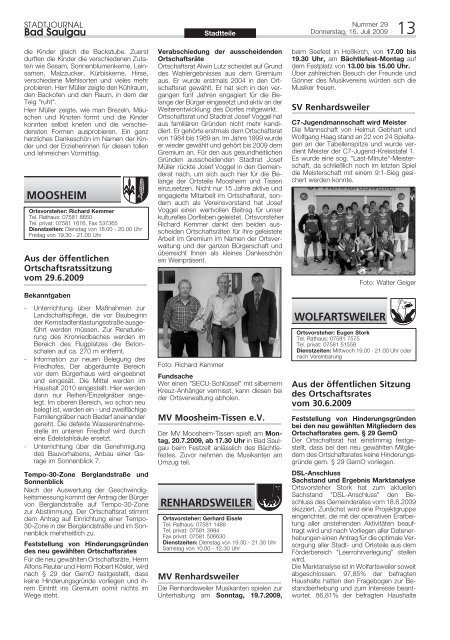 kulturelles/ veranstaltungen volkshochschule - Stadt Bad Saulgau