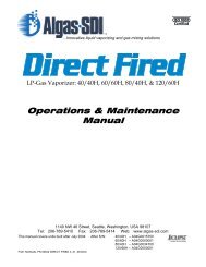 DIRECT FIRED VAPORIZER MANUAL - Power Equipment Company