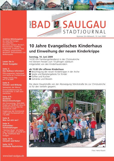 kulturelles/ veranstaltungen - Stadt Bad Saulgau