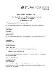 geÃ¤ndertes Wahlprotokoll - StuPa Uni-Paderborn - UniversitÃ¤t ...