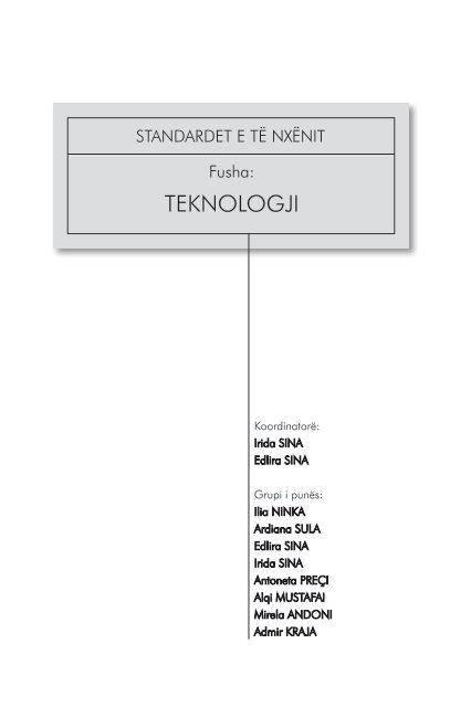 Standardet e tÃ« NxÃ«nit dhe Arritjes 2.pdf - Instituti i Zhvillimit te Arsimit