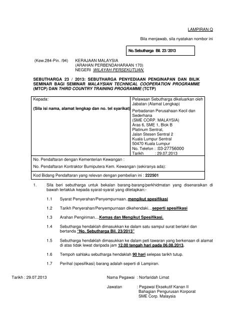 Lampiran Q-23.pdf - SME Corporation Malaysia