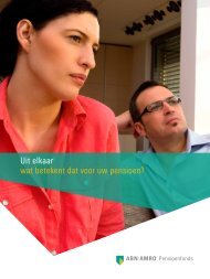 Uit elkaar wat betekent dat voor uw pensioen? - ABN AMRO ...