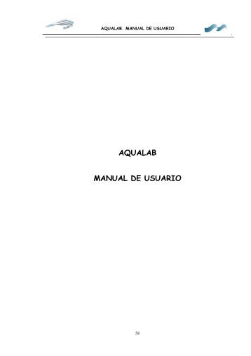 aqualab manual de usuario - Grupo de Emisarios Submarinos e ...