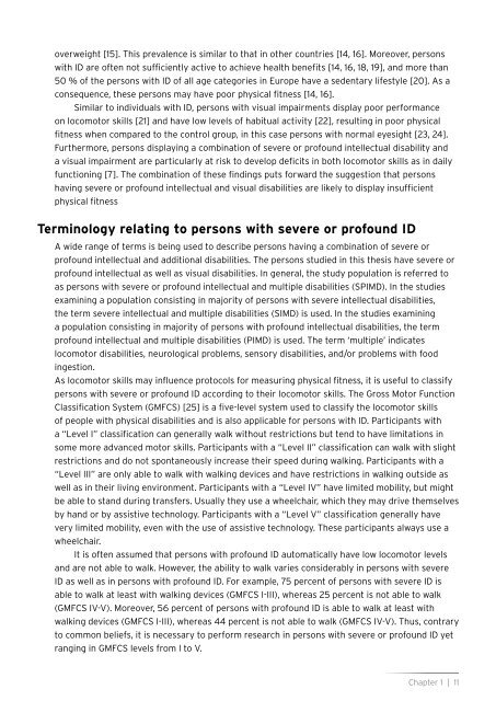 Measuring physical fitness in Persons with Severe/Profound ...