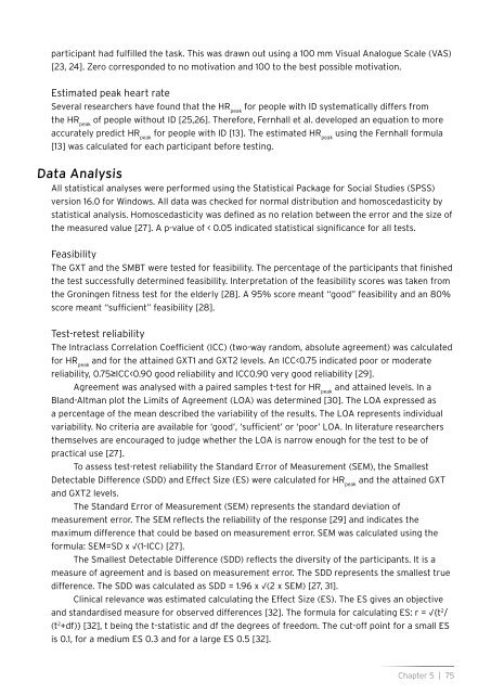 Measuring physical fitness in Persons with Severe/Profound ...