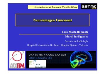 Neuroimagen Funcional - UPV