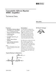 MSA-0986: Cascadable Silicon Bipolar MMIC Amplifier