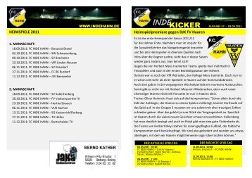 DJK FV Haaren (03.09.2011 - FC Inde Hahn