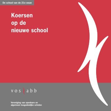 Koersen op de nieuwe school - VOS/ABB