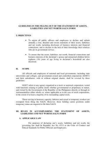 networth form