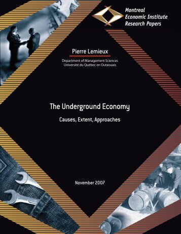 The Underground Economy - Causes, Extent, Approaches - IEDM