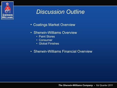 Investor Presentation - Sherwin-Williams