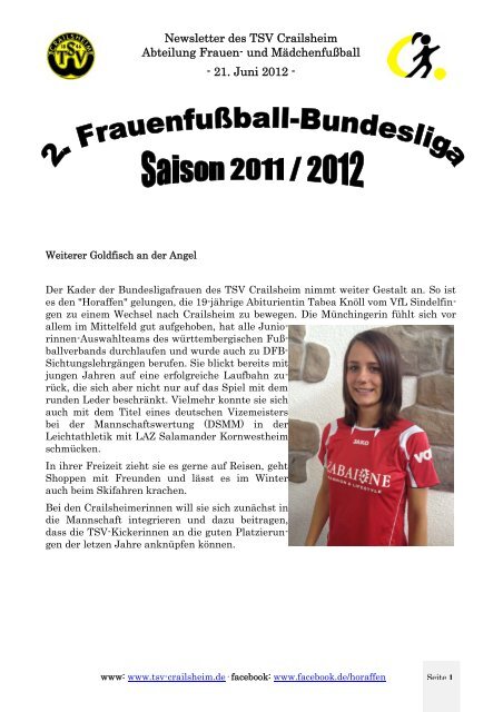 21. Juni 2012 - TSV Crailsheim