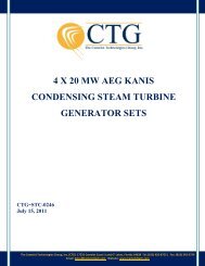 4 x 20 mw aeg kanis condensing steam turbine generator sets