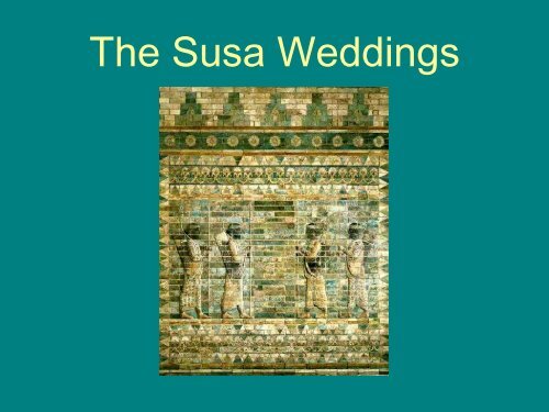 The Susa Weddings