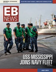 EB News July 2012 - Electric Boat Corporation