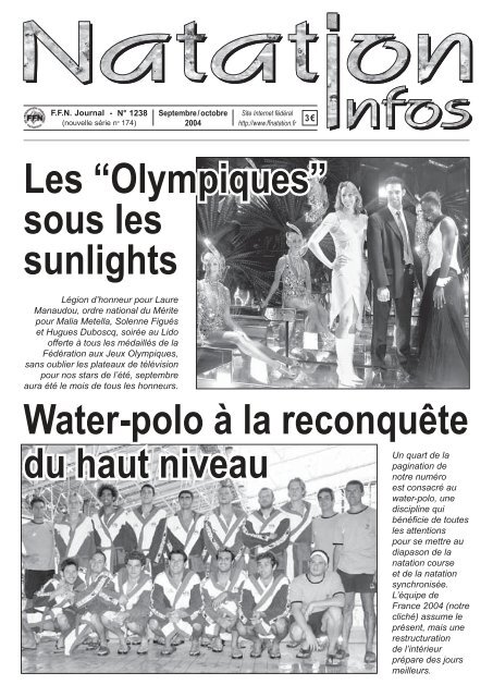 Les âOlympiquesâ - FÃ©dÃ©ration FranÃ§aise de Natation