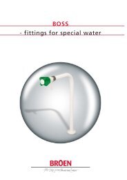 BOSS fittings for special water - broen-sei