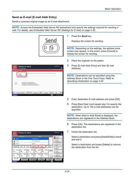 user manual - Utax